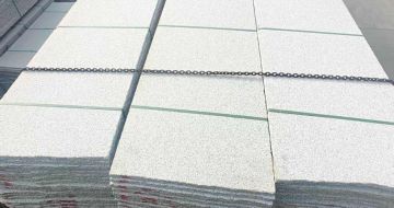 莆田芝麻白毛板，石材毛板