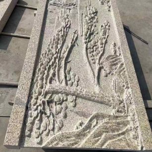 莆田黄金麻别墅雕刻版 别墅私人定制