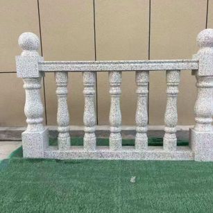 莆田芝麻白阳台栏杆 花岗岩栏杆