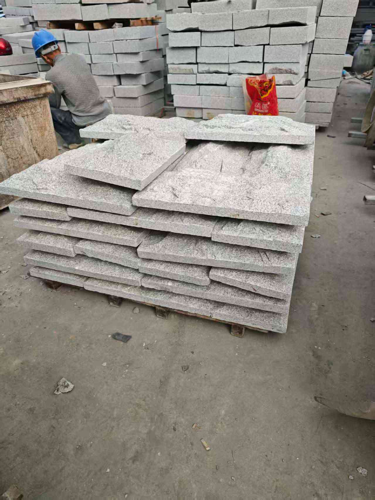 莆田芝麻白蘑菇石，自然面